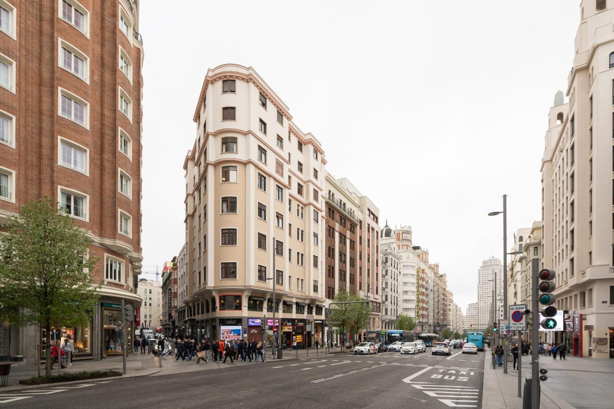 Apartamento Reformado Para 6 Personas En Plena Gran Via Alquiler Temporal マドリード エクステリア 写真
